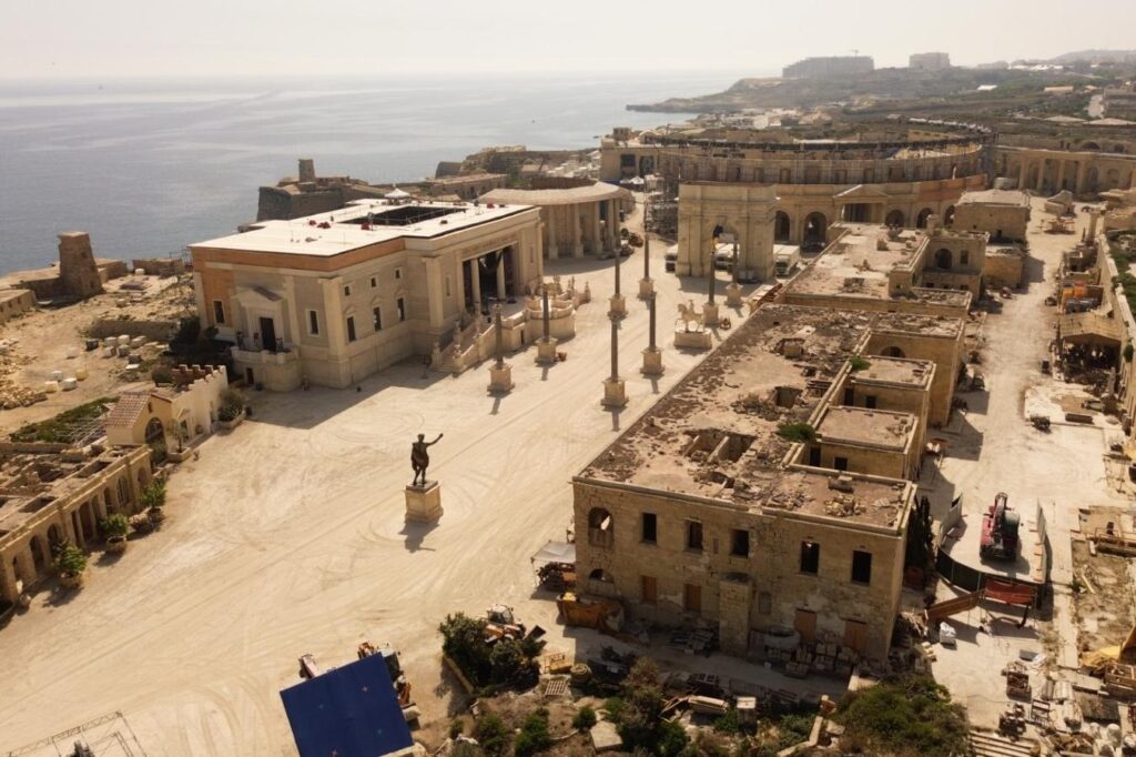 《角斗士2》马耳他拍摄片场揭秘：里卡索利堡大改造