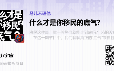 什么才应该是你移民的底气？《马儿不理他》Vol.1